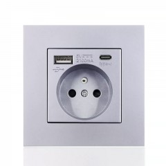 Prise française type-c USB domestique