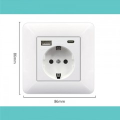Prise française type-c USB domestique