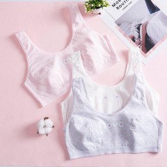 Soutien-gorge lingerie coton LOVE imprimé confortable et respirant pour les filles