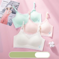 soutien-gorge lingerie latex sans anneau en acier léger et respirant