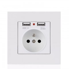 Prise française double USB matériel PC