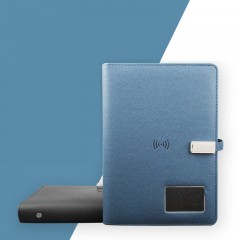 Calepin avec Chargeur sans fil intégré et clé USB de 16 gb