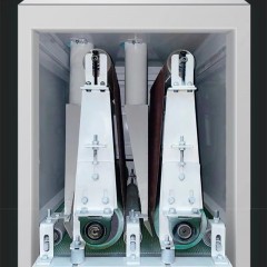 Machine de polissage vertical métal plat