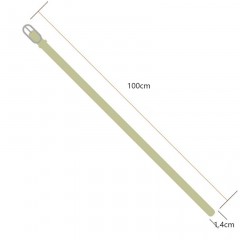 Ceinture femme réglable avec tête en alliage sans perforation