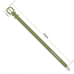 Ceinture en alliage pour femmes boucle aiguille Lingo PU cuir