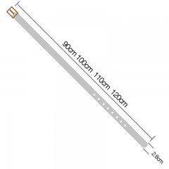 Ceinture pour femmes en alliage boucle aiguille PU cuir blanc décoration de fil