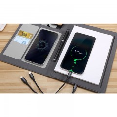 Porte carnet de notes multifonction avec charge avec et sans fil