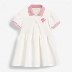 Robe à manches courtes pour les filles en tricot de dessin animé