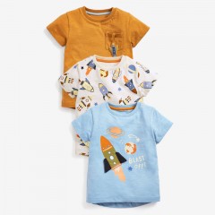 T-shirt manches courtes tricot coton pour enfants