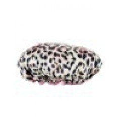 Bonnet de bain imprimé léopard