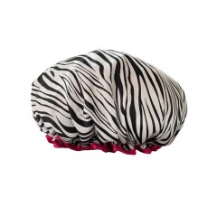 Bonnet de bain imprimé léopard