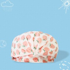 Bonnet de bain double couche Pêche rose