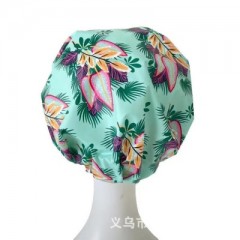 Bonnet de bain Fashion Feuilles Fleurs