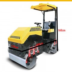 Rouleau compacteur asphalte hydraulique refroidi par eau diesel