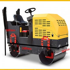 Rouleau compacteur asphalte hydraulique refroidi par eau diesel