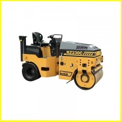rouleau compacteur à un siège， entièrement hydrauliques et roues doubles en acier