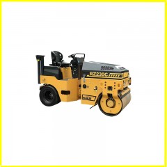 rouleau compacteur à un siège， entièrement hydrauliques et roues doubles en acier