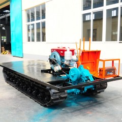 Transporteur sur chenilles en caoutchouc