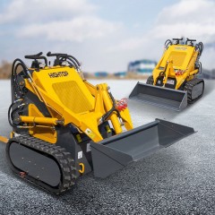 Mini chariot élévateur à chenilles bulldozer chargeur compact