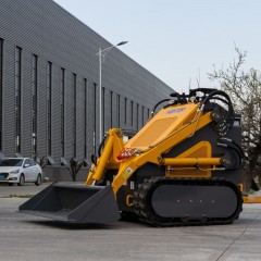 Mini chariot élévateur à chenilles bulldozer chargeur compact