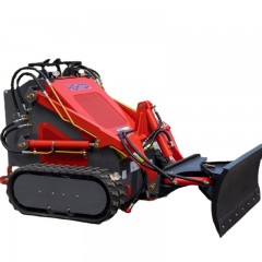 Mini chariot élévateur à chenilles bulldozer chargeur compact