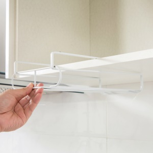 Étagère suspendu pour verre à pied facile à poser
