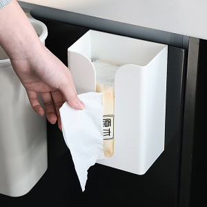 Boîte à serviettes et sacs jetables à suspension