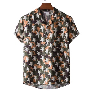 Chemise homme à motif irrégulier