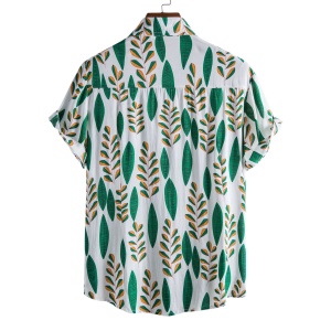Chemise homme à motif floral