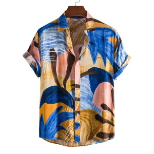 Chemise homme à motif irrégulier
