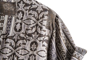 Chemise homme avec motif irrégulier