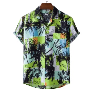 Chemise homme à motif irrégulier