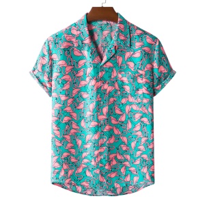 Chemise homme à motif irrégulier