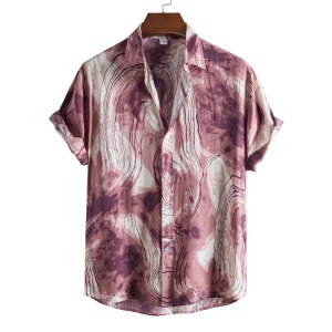 Chemise homme à motif irrégulier