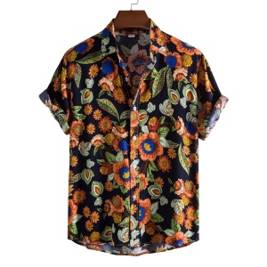 Chemise homme à motif irrégulier