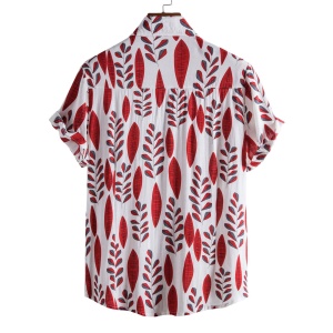 Chemise homme à motif floral