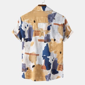 Chemise homme à motif irrégulier