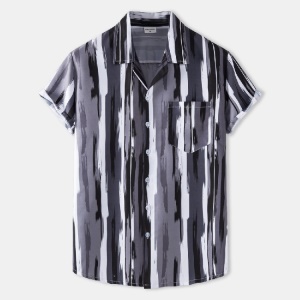 Chemise homme avec motif irrégulier