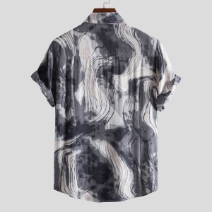 Chemise homme à motif irrégulier