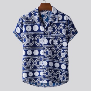 Chemise homme à motif irrégulier