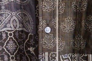Chemise homme avec motif irrégulier
