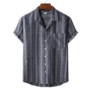 Chemise homme à motif irrégulier