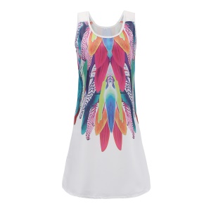 Robe courte et ample sans manches