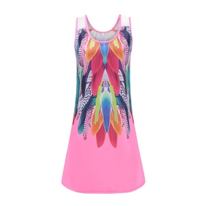 Robe longue à dos nu et avec fente