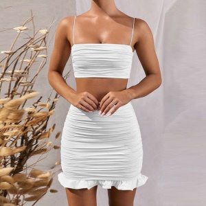Ensemble mini haut spencer+ mini jupe