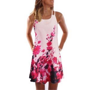 Robe courte et décontractée