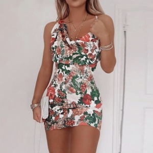 Mini robe fleurie