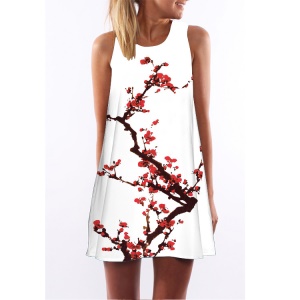 Robe ample décolletée à col rond