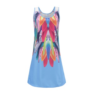 Robe courte et ample sans manches