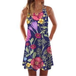 Robe courte et ample sans manches